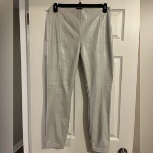Nicole Miller Grey Leather Pants